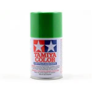 A Tamiya Ps-21 Park Green Polycarbonate Spray priced at $10.99 available from Echelon Hobbies