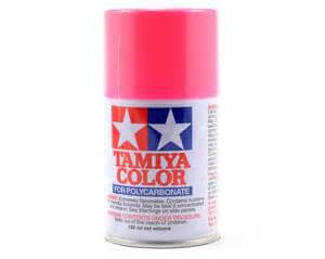 A Tamiya Ps-29 Fluorescent Pink Polycarbonate Spray priced at $10.99 available from Echelon Hobbies