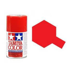 A Tamiya Ps-2 Red Polycarbonate Spray priced at $10.99 available from Echelon Hobbies