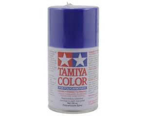 A Tamiya Ps-35 Blue Violet Polycarbonate Spray priced at $10.99 available from Echelon Hobbies