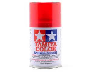 A Tamiya Ps-37 Translucent Red Polycarbonate Spray priced at $10.99 available from Echelon Hobbies