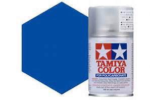 A Tamiya Ps-4 Blue Polycarbonate Spray priced at $10.99 available from Echelon Hobbies