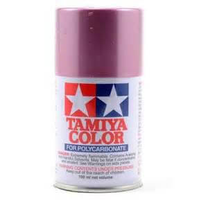 A Tamiya Ps-50 Sparkling Pink Polycarbonate Spray priced at $20.99 available from Echelon Hobbies