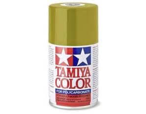 A Tamiya Ps-56 Mustard Yellow Polycarbonate Spray priced at $11.99 available from Echelon Hobbies