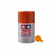 A Tamiya Ps-61 Metallic Orange Polycarbonate Spray priced at $11.99 available from Echelon Hobbies