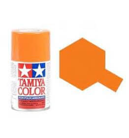 A Tamiya Ps-7 Orange Polycarbonate Spray priced at $10.99 available from Echelon Hobbies