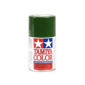 A Tamiya Ps-9 Green Polycarbonate Spray priced at $10.99 available from Echelon Hobbies