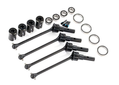 Traxxas Driveshafts, steel constant-velocity (assembled), front or rear - 8950X