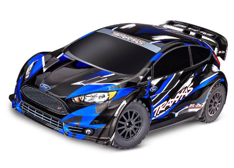 A Traxxas Fiesta ST Rally BL-2S 1/10 Brushless AWD Rally Car RTR priced at $469.98 available from Echelon Hobbies