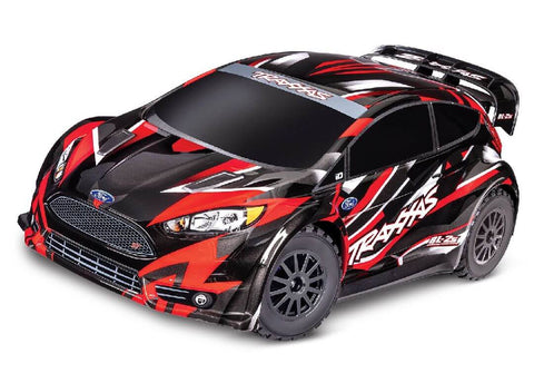 A Traxxas Fiesta ST Rally BL-2S 1/10 Brushless AWD Rally Car RTR priced at $469.98 available from Echelon Hobbies