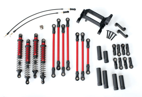 Traxxas Long Arm Lift Kit, TRX-4, complete - 8140R / 8140