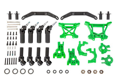 Traxxas Outer Driveline & Suspension Upgrade Kit, green - 9080G