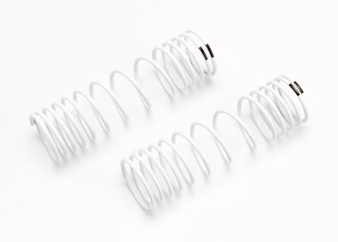 Traxxas Progressive Rate Rear Shock Springs (White 2 pack) - 6858