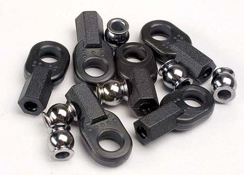 Traxxas Rod ends, long (6)/ hollow ball connectors (6) - 2742