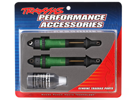 Traxxas Shocks, GTR xx-long green-anodized fully assembled - 7462G