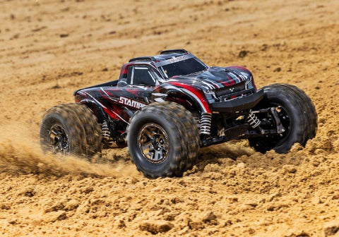 A Traxxas Stampede VXL Brushless 1/10 4X4 Monster Truck priced at $609.98 available from Echelon Hobbies