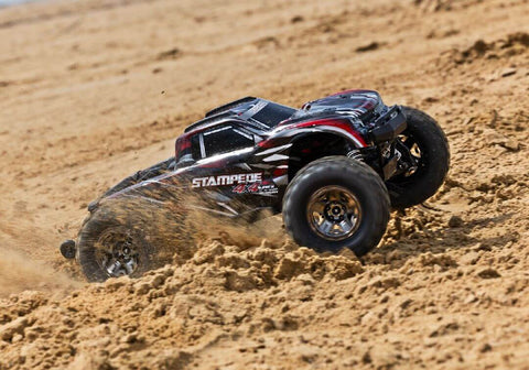 A Traxxas Stampede VXL Brushless 1/10 4X4 Monster Truck priced at $609.98 available from Echelon Hobbies