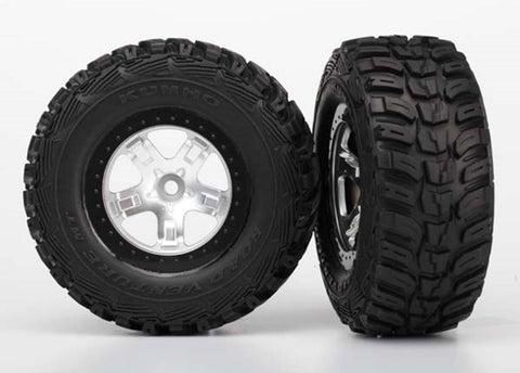 Traxxas Short Course 2WD Rear/ 4WD Front and Rear Kumho Tires - Satin/ Black