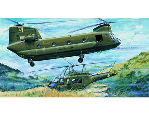 A Trumpeter 1/35 Helicopter - CH-47A CHINOOK priced at $146.99 available from Echelon Hobbies