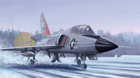 A Trumpeter 1/48 US F-106B Delta Dart priced at $73.49 available from Echelon Hobbies