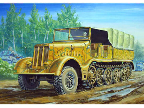 A Trumpeter 1/72 Famo Sd.Kfz.9/18 ton halftrack priced at $28.75 available from Echelon Hobbies