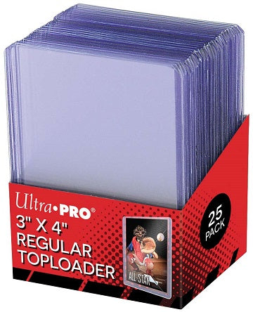 Ultra Pro 3" x 4" Regular Toploader Clear