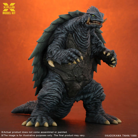 A X-Plus 1/700 Gamera(1999) Plastic Model Kit priced at $77.99 available from Echelon Hobbies