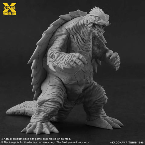 A X-Plus 1/700 Gamera(1999) Plastic Model Kit priced at $77.99 available from Echelon Hobbies