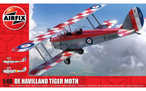 A Airfix 1/48 DE HAVILLAND TIGER MOTH priced at $46.99 available from Echelon Hobbies