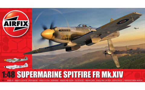 A Airfix 1:48 Supermarine Spitfire Xiv priced at $51.25 available from Echelon Hobbies