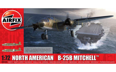 A Airfix 1/72 NORTH AMERICAN B-25B MITCHELL priced at $50.99 available from Echelon Hobbies