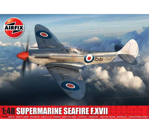 A Airfix 1/48 Supermarine Spitfire F Xvii priced at $66.49 available from Echelon Hobbies