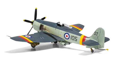 A Airfix 1:48 Hawker Sea Fury Fb.11 priced at $58.99 available from Echelon Hobbies