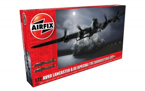 A Airfix 1/72 Avro Lancaster B.3 (special) DAMBUSTER LANCASTER priced at $76.99 available from Echelon Hobbies