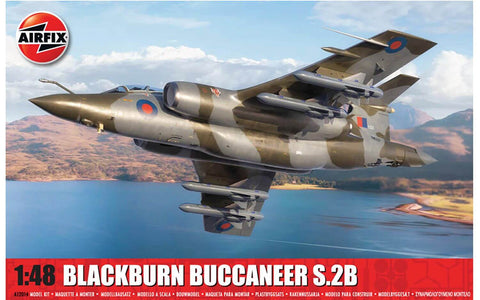 A Airfix 1:48 Blackburn Buccaneer S.2 Raf priced at $132.99 available from Echelon Hobbies