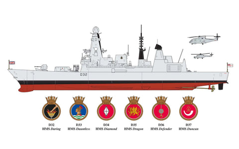 Airfix 1/350 Type 45 Destroyer