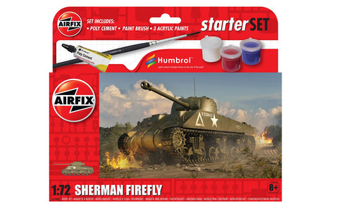 Airfix 1/72 Sherman Firefly Starter Set