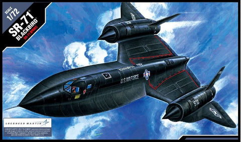 A Academy 1/72 SR-71 BLACKBIRD priced at $30.49 available from Echelon Hobbies