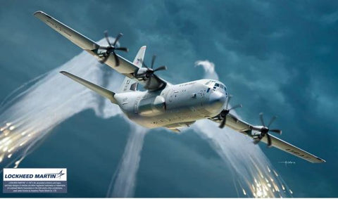 A Academy 1/144 C-130J-30 Super Hercules priced at $32.99 available from Echelon Hobbies