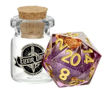 A LIQUID DICE INDIVIDUAL D20 AETHER ABSTRACT priced at $23.99 available from Echelon Hobbies