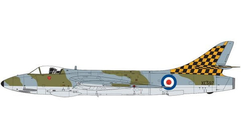 A Airfix 1:48 Hawker Hunter F.6 priced at $83.99 available from Echelon Hobbies