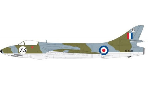 A Airfix 1:48 Hawker Hunter F.6 priced at $83.99 available from Echelon Hobbies