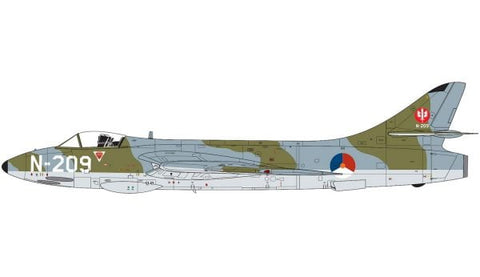 A Airfix 1:48 Hawker Hunter F.6 priced at $83.99 available from Echelon Hobbies