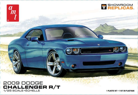 A AMT 2009 Dodge Challenger R/T 1/25 Model Kit priced at $38.25 available from Echelon Hobbies