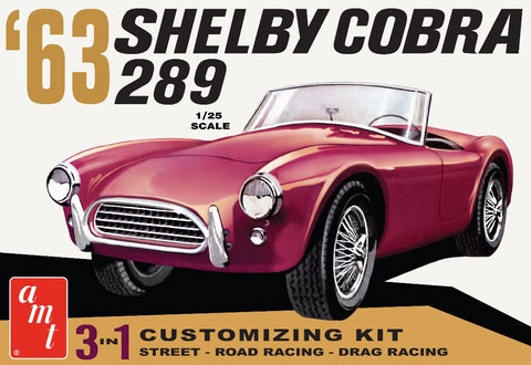 A AMT Shelby Cobra 289 1/25 priced at $43.99 available from Echelon Hobbies