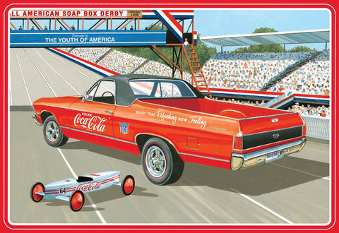 A AMT 1/25 1968 Chevy El Camino SS (Coca-Cola) priced at $46.99 available from Echelon Hobbies