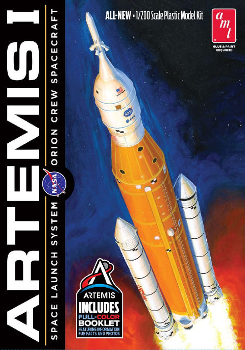 A AMT 1/200 NASA Artemis 1 Rocket priced at $51.99 available from Echelon Hobbies