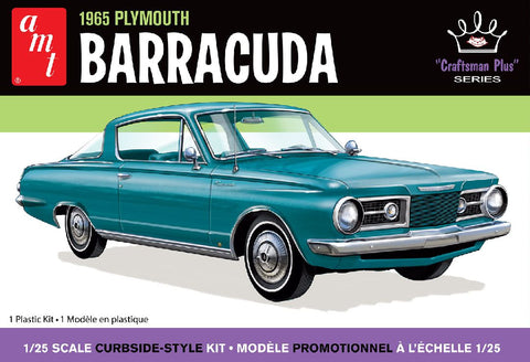 AMT 1/25 1965 Plymouth Barracuda Craftsman Plus Model Kit (Level 2)
