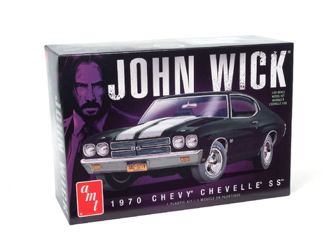 A AMT 1/25 1970 Chevy Chevelle John Wick priced at $45.99 available from Echelon Hobbies