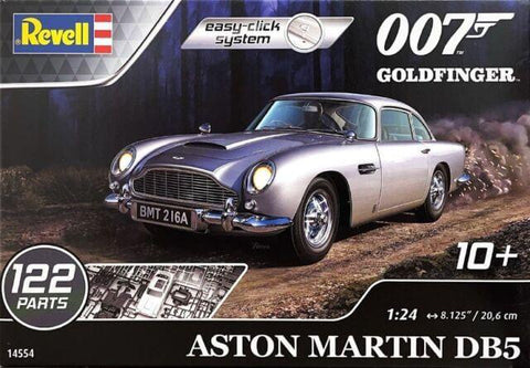 A Revell 1/24 Aston Martin Db 5 - James Bond priced at $65.99 available from Echelon Hobbies